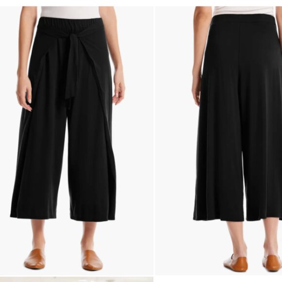 Anthropologie Pants - Anthro Michael Stars Soft Wide Leg Wrap Tie Front Pull-On Pants with Stretch